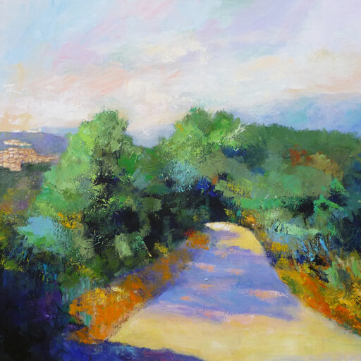 Country Road To Alvito · Acrylic on Canvas · 24 × 30 in · Not for Sale