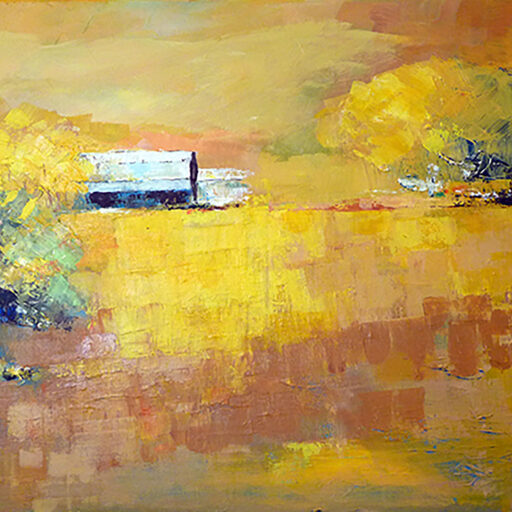 Golden Days · Acrylic on Canvas · 24 × 30 in · Sold for $875