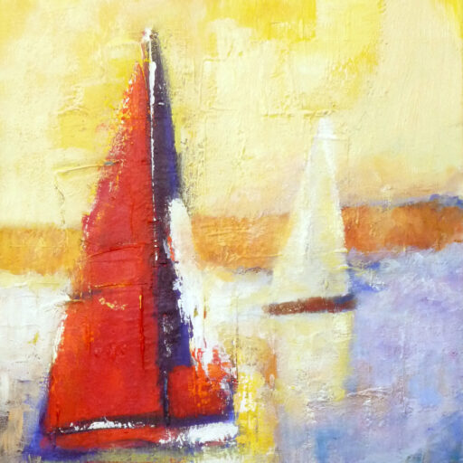 Sailing Along · Acrylic on Canvas · 30 × 20 in · Available