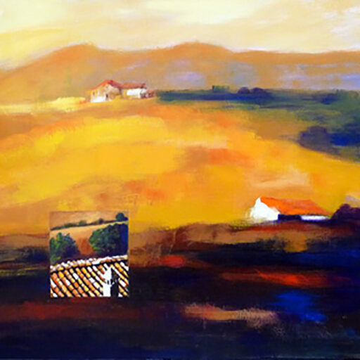 Tuscany · Acrylic on Canvas · 30 × 40 in · Sold