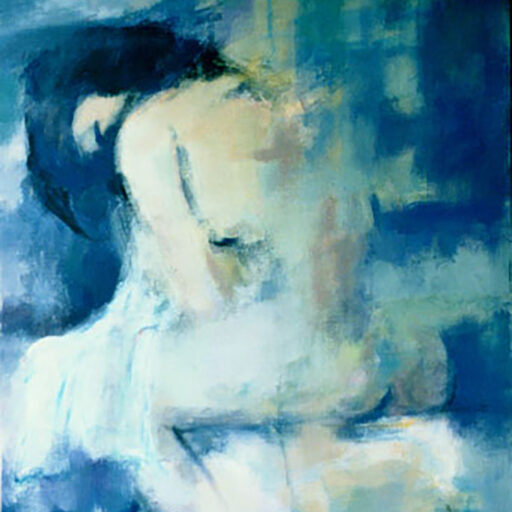 The Bather · Acrylic on Canvas · 40 × 30 in · Sold for $625