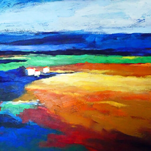 Toscana · Acrylic on Canvas · 36 × 48 in · Sold for $2,000