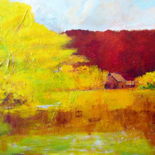 Day of Autumn · Acrylic on Canvas · 36 × 48 in · Available
